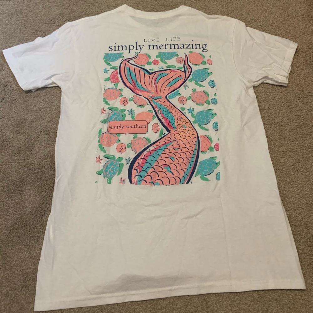 White Size small Simply Southern t-shirt